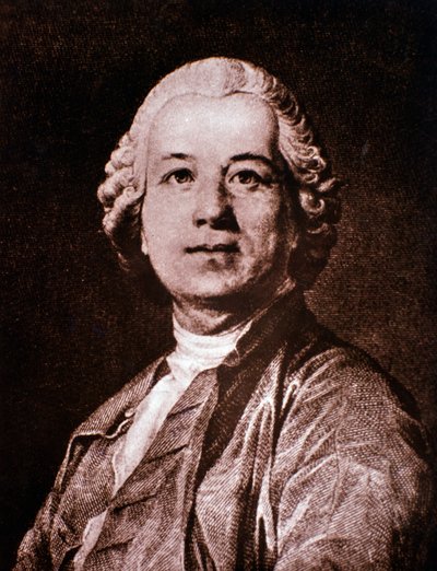 Christoph Gluckin muotokuva (kaiverrus) tekijältä Unknown artist