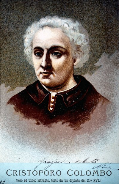 Kristoffer Kolumbuksen muotokuva tekijältä Unknown artist