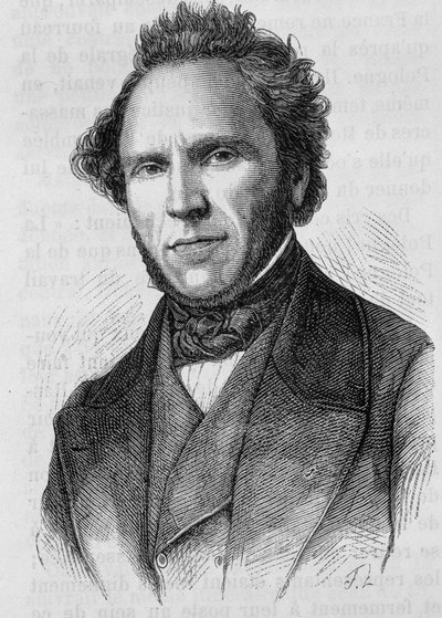 Claude Anthime Corbonin (1808 - 1891) muotokuva. Kaiverrus 1800-luvun lopusta H. Martinin teokseen "Histoire de France". tekijältä Unknown artist