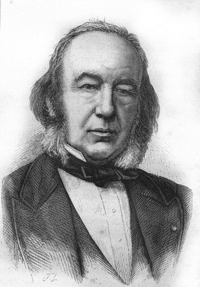 Ranskalaisen fysiologin Claude Bernardin (1813 - 1878) muotokuva - Henri Martinin "" L