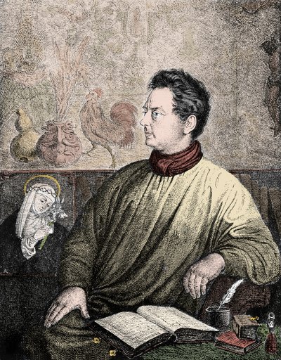 Clemens Brentanon (1778-1842), saksalaisen kirjailijan ja runoilijan muotokuva - Clemens Maria Brentanon muotokuva tekijältä Unknown artist