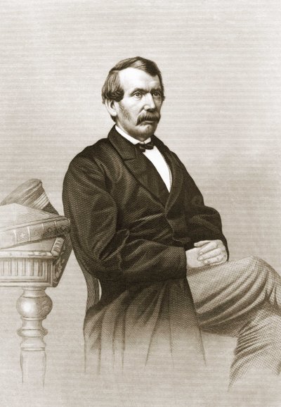 Muotokuva David Livingstonesta (1813 - 1873). tekijältä Unknown artist