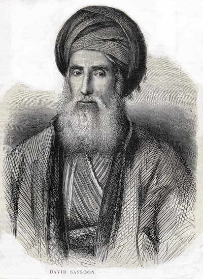 David Sassoonin muotokuva 1792-1865 tekijältä Unknown artist