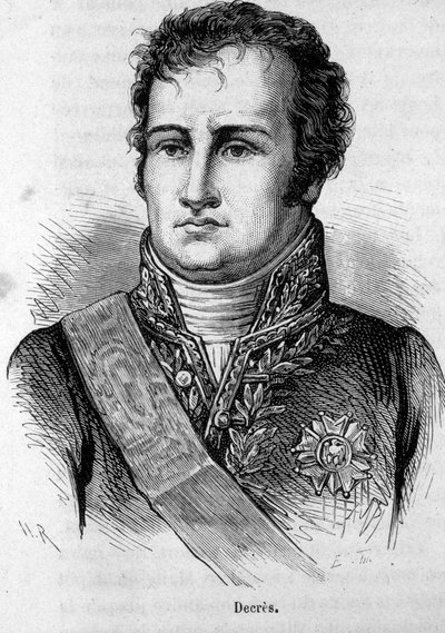Denis Decresin (1761-1820) ranskalaisen merimiehen muotokuva. tekijältä Unknown artist