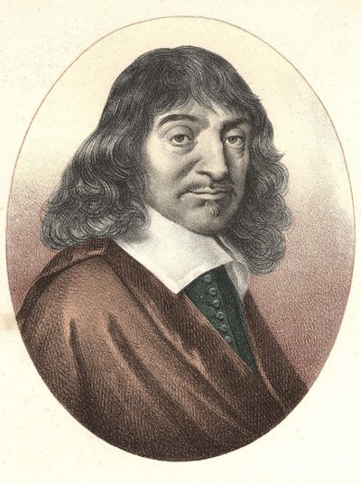 Descartesin muotokuva (1596 - 1650). tekijältä Unknown artist
