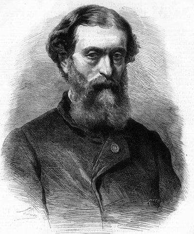 Muotokuva Don Eugenio de Ochoasta (1833-1889), espanjalainen kirjailija ja poliitikko. tekijältä Unknown artist