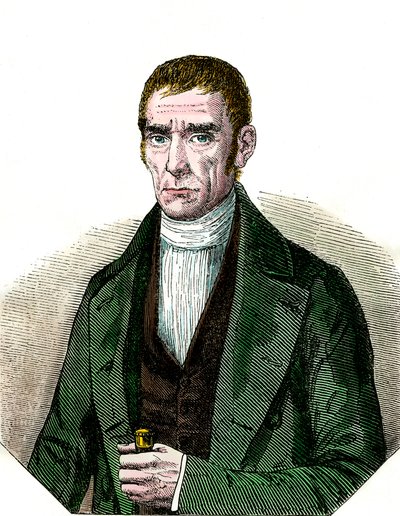 Uruguayn tasavallan presidentin Don Joaquim Suaresin (1781-1868) muotokuva. Kaiverrus 1800-luvulta. Coll. Vinossa. tekijältä Unknown artist
