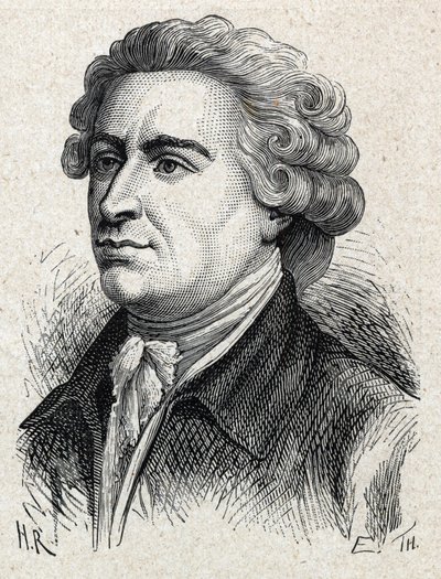 Edmund Burken (1729-1797), irlantilaisen poliitikon ja filosofin muotokuva. tekijältä Unknown artist