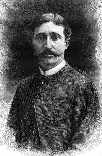 Edouard Detailin muotokuva, ranskalainen taidemaalari (1848-1912). tekijältä Unknown artist