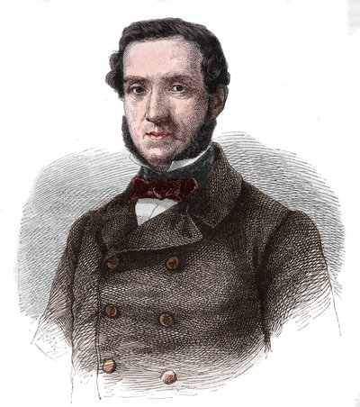 Edouard Drouyn de Lhuysin (1805-1881) muotokuva ranskalaisesta diplomaatista ja poliitikosta tekijältä Unknown artist
