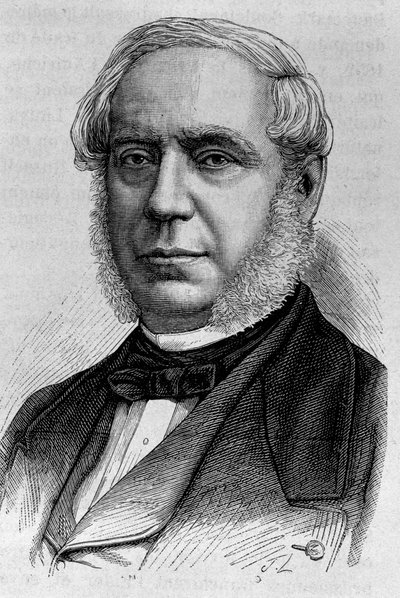 Edouard Drouyn de Lhuysin (1805 - 1881) muotokuva. Kaiverrus 1800-luvun lopusta H. Martinin teokseen "Histoire de France". tekijältä Unknown artist