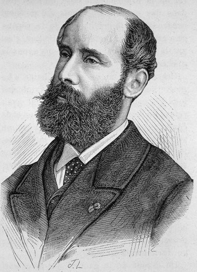 Emile Keratryn (1832-1904) muotokuva. Kaiverrus 1800-luvun lopusta H. Martinin teokseen "Histoire de France". tekijältä Unknown artist