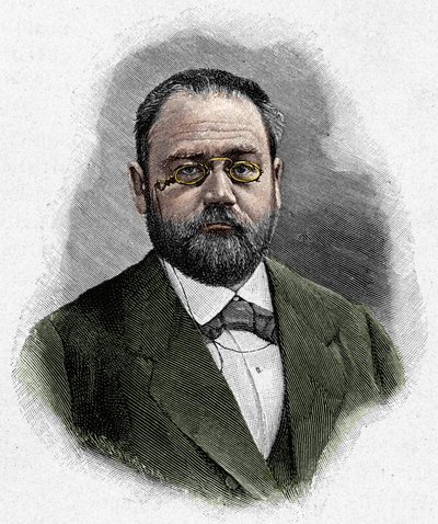 Emile Zolan (1840-1902) muotokuva tekijältä Unknown artist