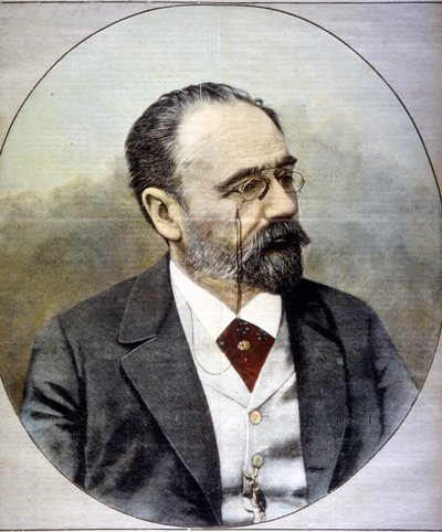 Emile Zolan muotokuva tekijältä Unknown artist