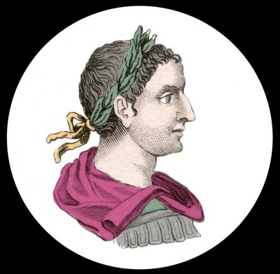 Keisari Elagabalin tai Heliogabalen (Marcus Aurelius Antoninus tai Heliogabalus) muotokuva (204-222 jKr). Kaiverrus 1800-luvulta. tekijältä Unknown artist