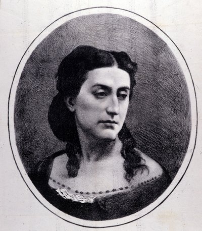 Erminia Frezzolinin muotokuva. italialainen sopraano (1818-1884). tekijältä Unknown artist