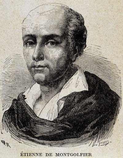 Etienne de Montgolfierin (1745 - 1799) muotokuva. tekijältä Unknown artist