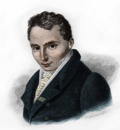 Muotokuva Ferdinand Héroldista (1791 - 1833), ranskalaisesta säveltäjästä. tekijältä Unknown artist