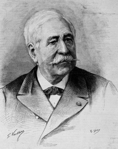 Muotokuva Ferdinand de Lessepsistä (1805 - 1894). tekijältä Unknown artist