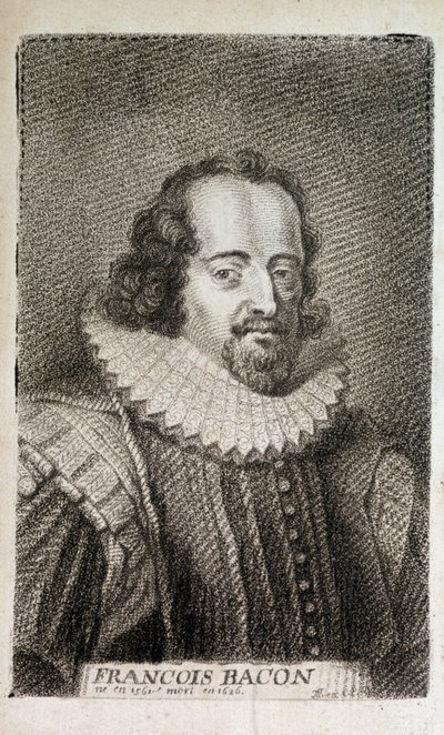 Muotokuva Francis Baconista (1561-1626), englantilainen filosofi. n.d. v.1600. tekijältä Unknown artist