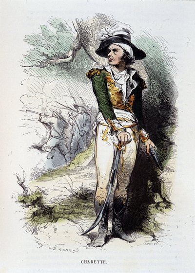 Muotokuva Francois-Athanasesta Charette de la Contrie (Francois Athanase tekijältä Unknown artist