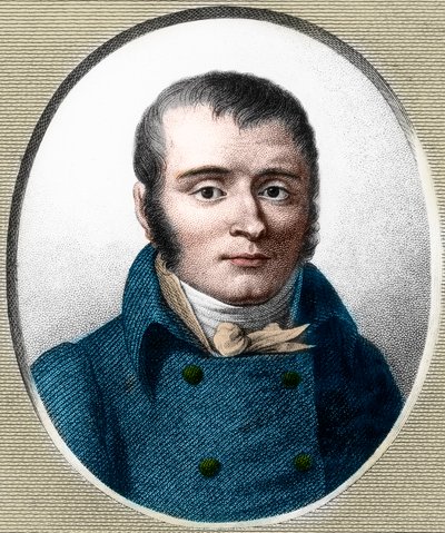 Ranskalaisen lääkärin Francois Xavier Bichatin (1771-1802) muotokuva. tekijältä Unknown artist