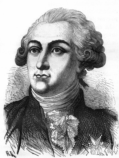 François Claude Amourin, markiisi de Bouillén (1739-1800), ranskalaisen kenraalin muotokuva. tekijältä Unknown artist