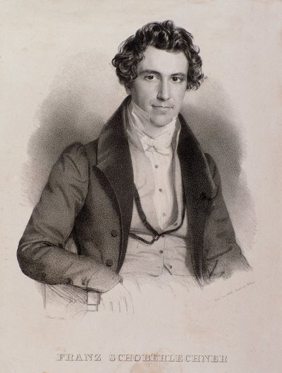 Franz Schoberlechnerin muotokuva (kaiverrus tekijältä Unknown artist