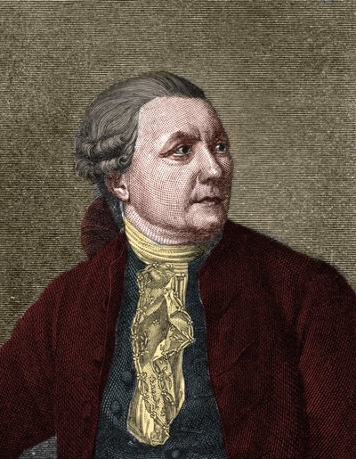 Friedrich Gottlieb KLOPSTOCKin (1724-1803) saksalaisen runoilijan muotokuva. tekijältä Unknown artist