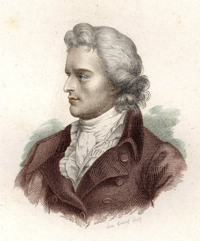 Friedrich von Schillerin (1759 - 1805) muotokuva tekijältä Unknown artist