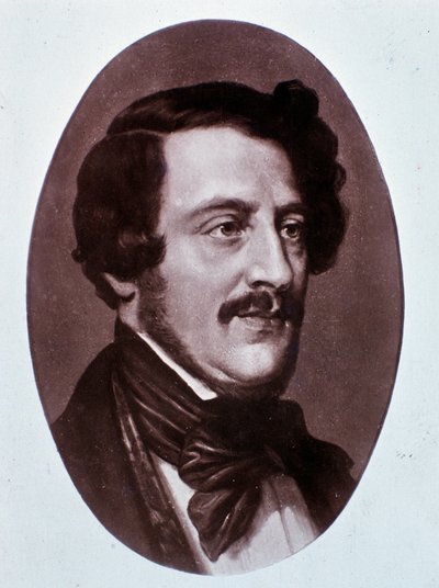 Gaetano Donizettin muotokuva (kaiverrus) tekijältä Unknown artist