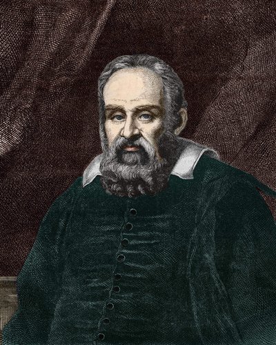 Muotokuva Galileosta Galilei dit Galileo (1564 - 1642). 1800-luvun kaiverrus. tekijältä Unknown artist