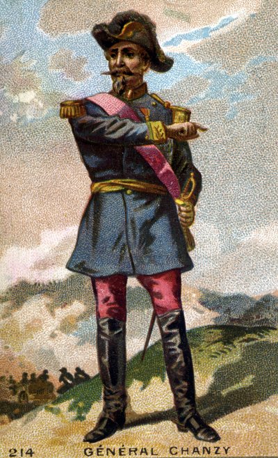 Kenraali Chanzyn (1823 - 1883) muotokuva 1800-luvun lopun kromolitografia. tekijältä Unknown artist