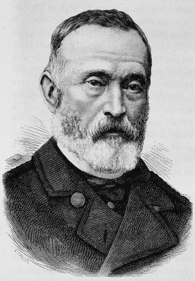 Kenraali Clément Thomasin (1809 - 1871) muotokuva. Kaiverrus 1800-luvun lopusta H. Martinin teokseen "Histoire de France". tekijältä Unknown artist