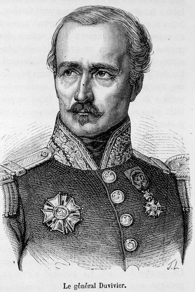 Kenraali Franciade Fleurus Duvivierin (1794-1848) muotokuva. tekijältä Unknown artist