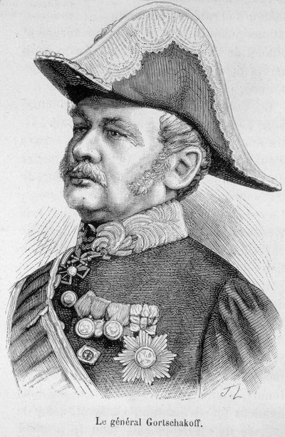Kenraali Gortšakovin muotokuva tekijältä Unknown artist