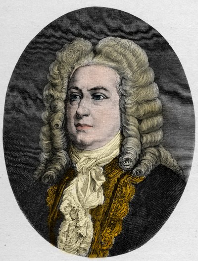 George Frederick Händelin muotokuva (Georg Friedrich Handel tekijältä Unknown artist