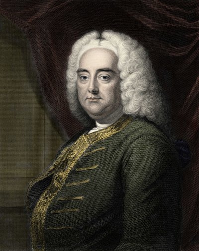 George Frederick Händelin muotokuva (Georg Friedrich Handel tekijältä Unknown artist