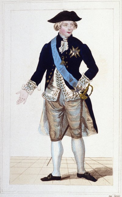 Gilbert Mottierin muotokuva, markiisi de La Fayette (1757-1834). tekijältä Unknown artist
