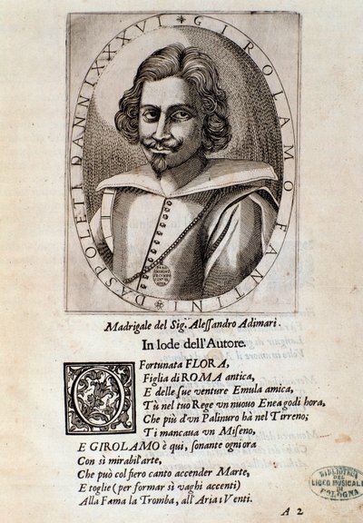 Girolamo Fantinin muotokuva (kaiverrus) tekijältä Unknown artist