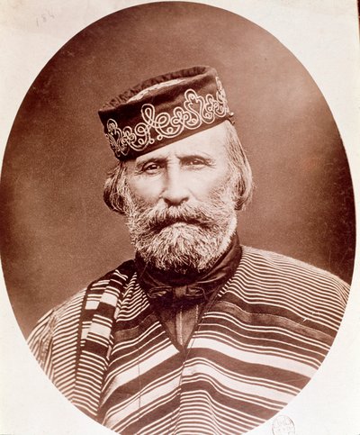 Muotokuva Giuseppe Garibaldista (1807-1882) Valokuvaus. 1800-luvulla. Milano, yksityinen kokoelma tekijältä Unknown artist
