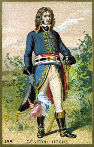 Kenraali Hochen (1768 - 1797) muotokuva. 1800-luvun lopun kromolitografia. tekijältä Unknown artist