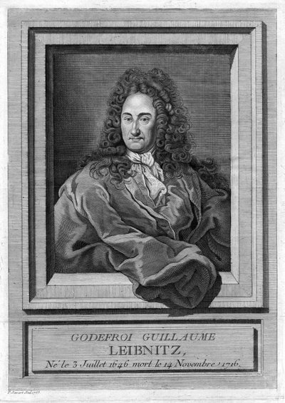 Gottfried Wilhelm Leibnizin (1646 - 1716) muotokuva tekijältä Unknown artist