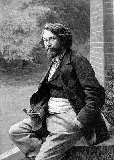 Gustave Charpentierin muotokuva. Ranskalainen säveltäjä (1860-1956). tekijältä Unknown artist