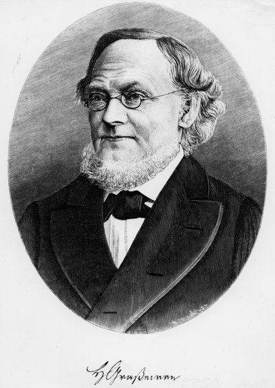 Hermann Grassmannin muotokuva (kaiverrus) tekijältä Unknown artist