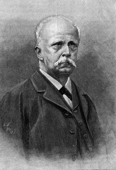 Hermann Louis Ferdinand von Helmholtzin (1821 - 1894), saksalaisen fyysikon ja fysiologin muotokuva. Kaiverrus "" Luontoon: katsaus tieteisiin ja niiden sovelluksiin taiteeseen ja teollisuuteen "", 22. syyskuuta 1894. tekijältä Unknown artist