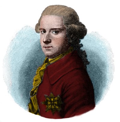 Herttua Karl (Carl) August von Sachsenin muotokuva Weimar Eisenach (Charles Augustus of Saxony-Weimar-Eisenach tekijältä Unknown artist
