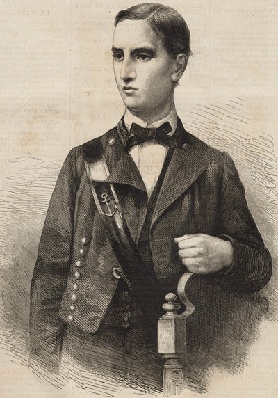 Hänen Majesteettinsa George I:n (1863-1913), Kreikan kuninkaan muotokuva. tekijältä Unknown artist