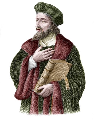 Jan Husin muotokuva (tai Jean Huss tekijältä Unknown artist
