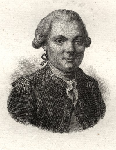 Jean-Francois Galaupin muotokuva, La Perousen kreivi (Jean Francois Laperouse tekijältä Unknown artist